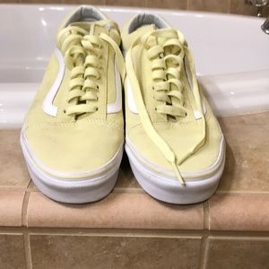 Vans shoes in yellow